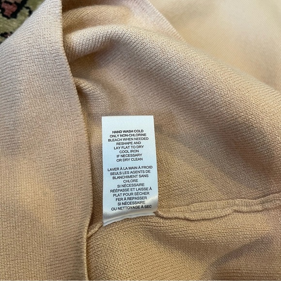 Ellie Tahari Tan Front Slit Tank Top Size XS - Picture 7 of 7